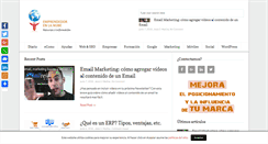 Desktop Screenshot of emprendedorenlanube.com